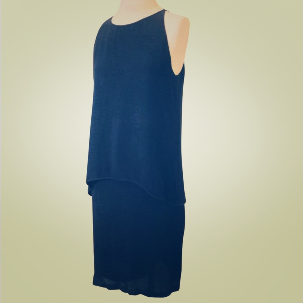 Theory Draped Back Flowy Dress
